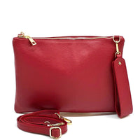 Alba Italian Leather Pochette - Leather Italiano