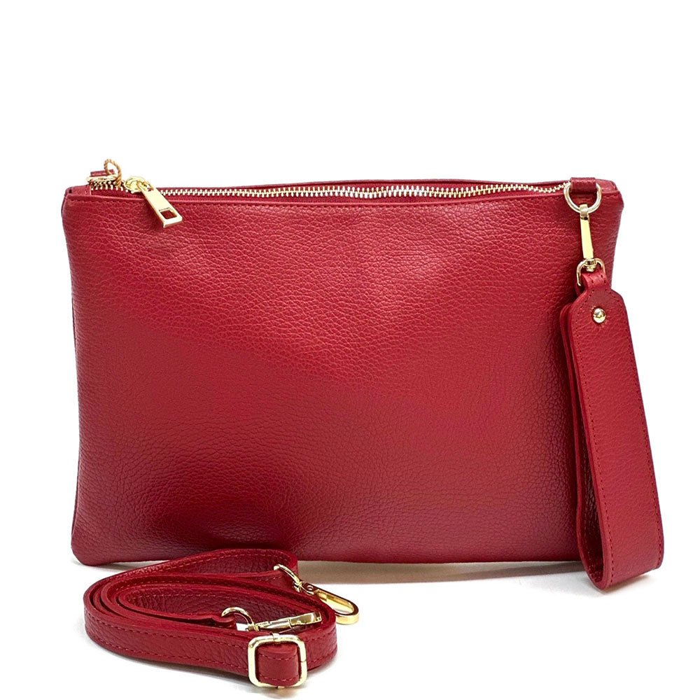 Alba Italian Leather Pochette - Leather Italiano