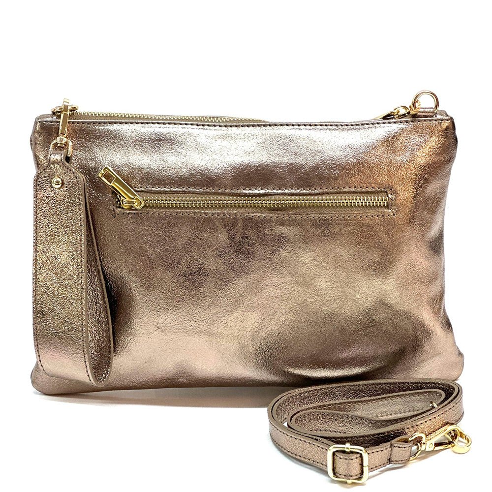 Alba Italian Leather Pochette - Leather Italiano