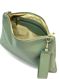 Alba Italian Leather Pochette - Leather Italiano