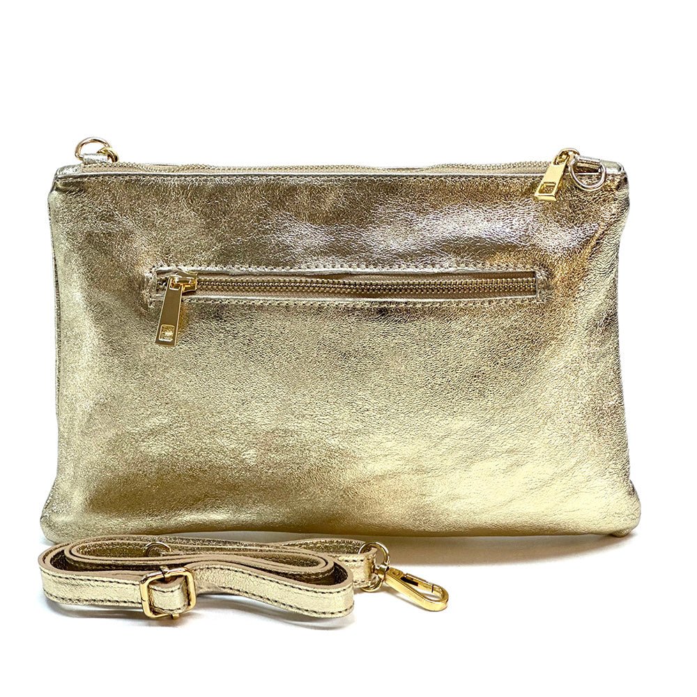 Alba Italian Leather Pochette - Leather Italiano