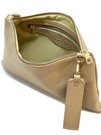 Alba Italian Leather Pochette - Leather Italiano