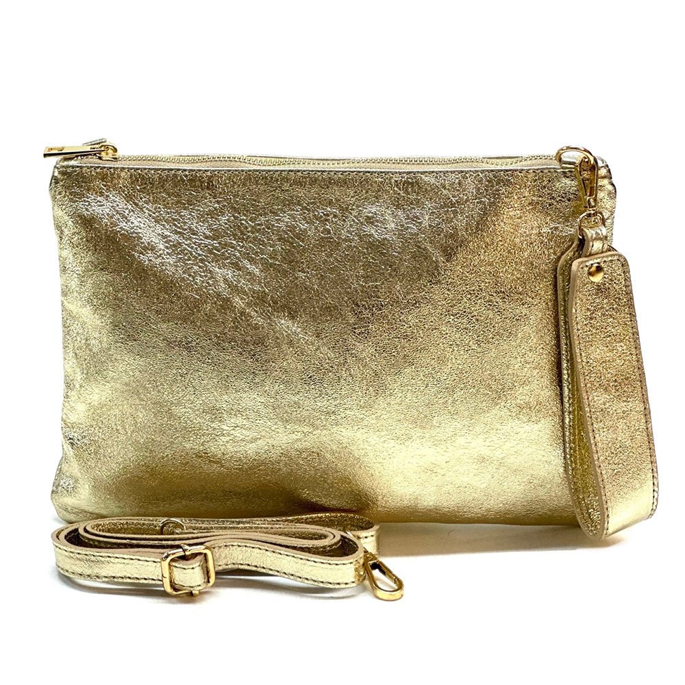 Alba Italian Leather Pochette - Leather Italiano