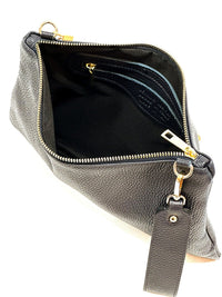 Alba Italian Leather Pochette - Leather Italiano