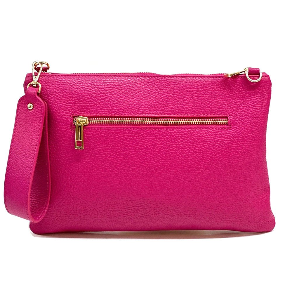 Alba Italian Leather Pochette - Leather Italiano