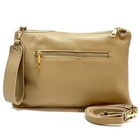 Alba Italian Leather Pochette - Leather Italiano