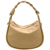 Alina Italian Leather Hobo Bag - Leather Italiano