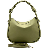 Alina Italian Leather Hobo Bag - Leather Italiano
