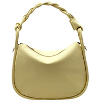Alina Italian Leather Hobo Bag - Leather Italiano