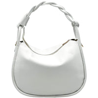 Alina Italian Leather Hobo Bag - Leather Italiano