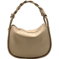 Alina Italian Leather Hobo Bag - Leather Italiano