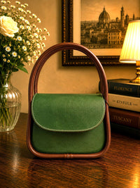 Althea Mini Italian Leather Top Handle Bag - Leather Italiano