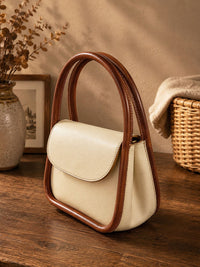 Althea Mini Italian Leather Top Handle Bag - Leather Italiano