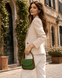 Althea Mini Italian Leather Top Handle Bag - Leather Italiano