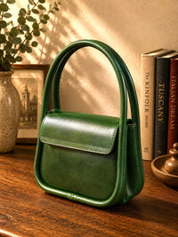 Althea Mini Italian Leather Top Handle Bag - Leather Italiano