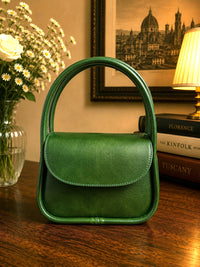 Althea Mini Italian Leather Top Handle Bag - Leather Italiano