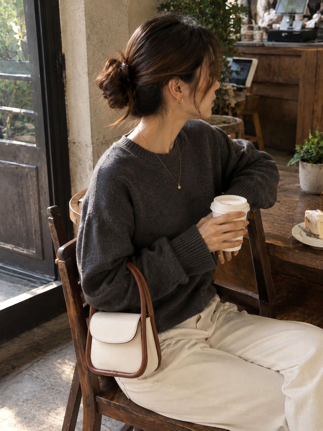 Althea Mini Italian Leather Top Handle Bag - Leather Italiano