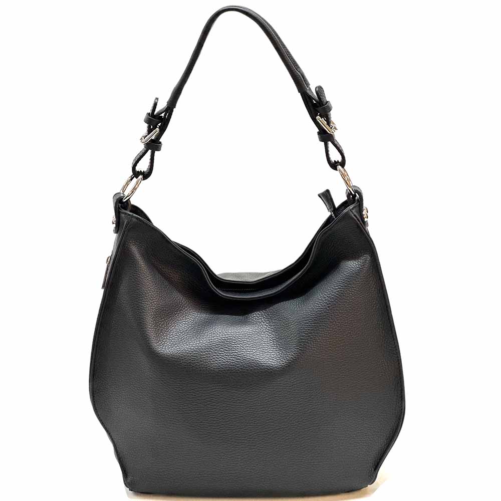 Amica Italian Leather Shoulder Bag – Elegant Everyday Bag for Women - Leather Italiano