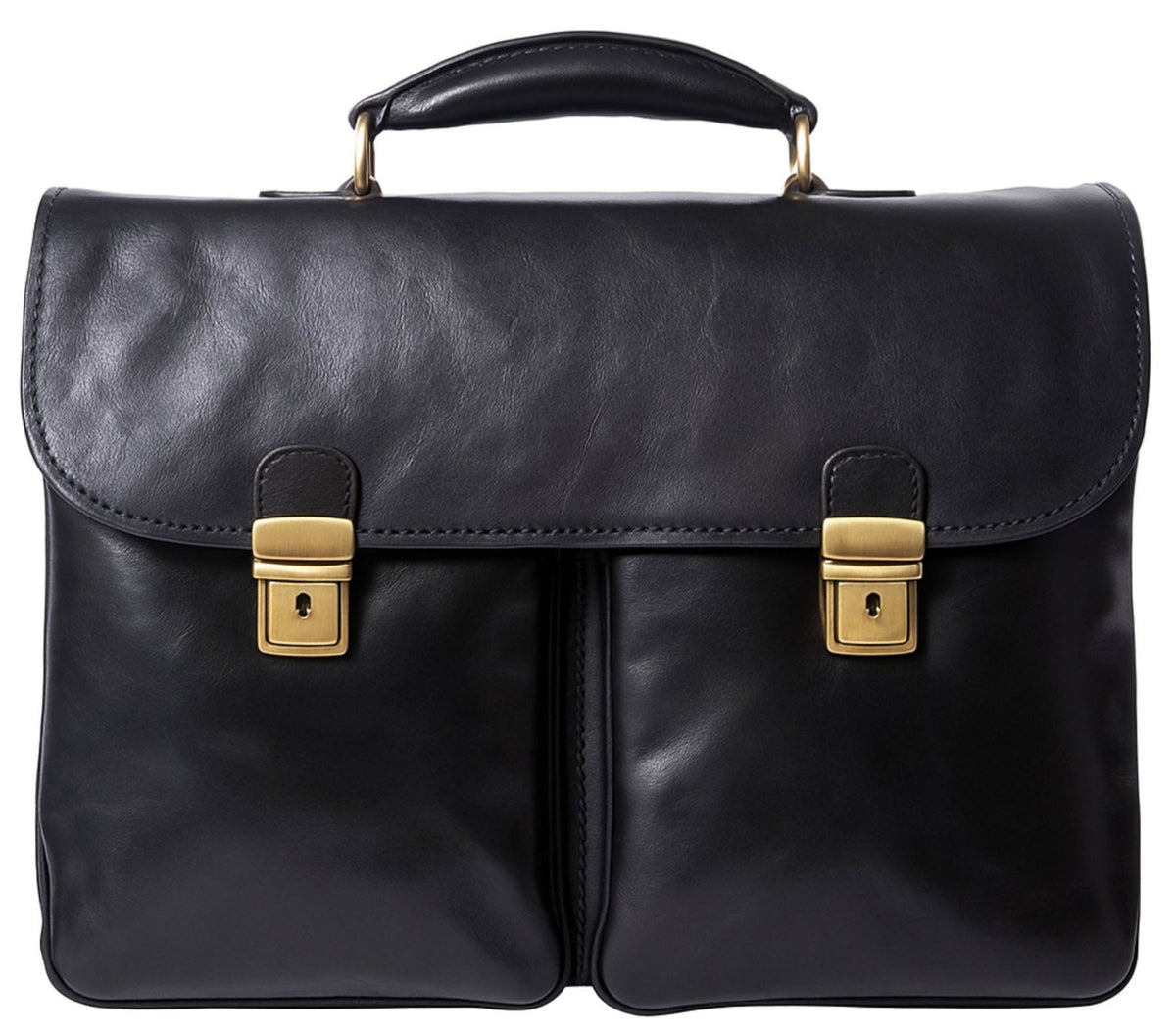 Andrea Leather Business briefcase - Leather Italiano