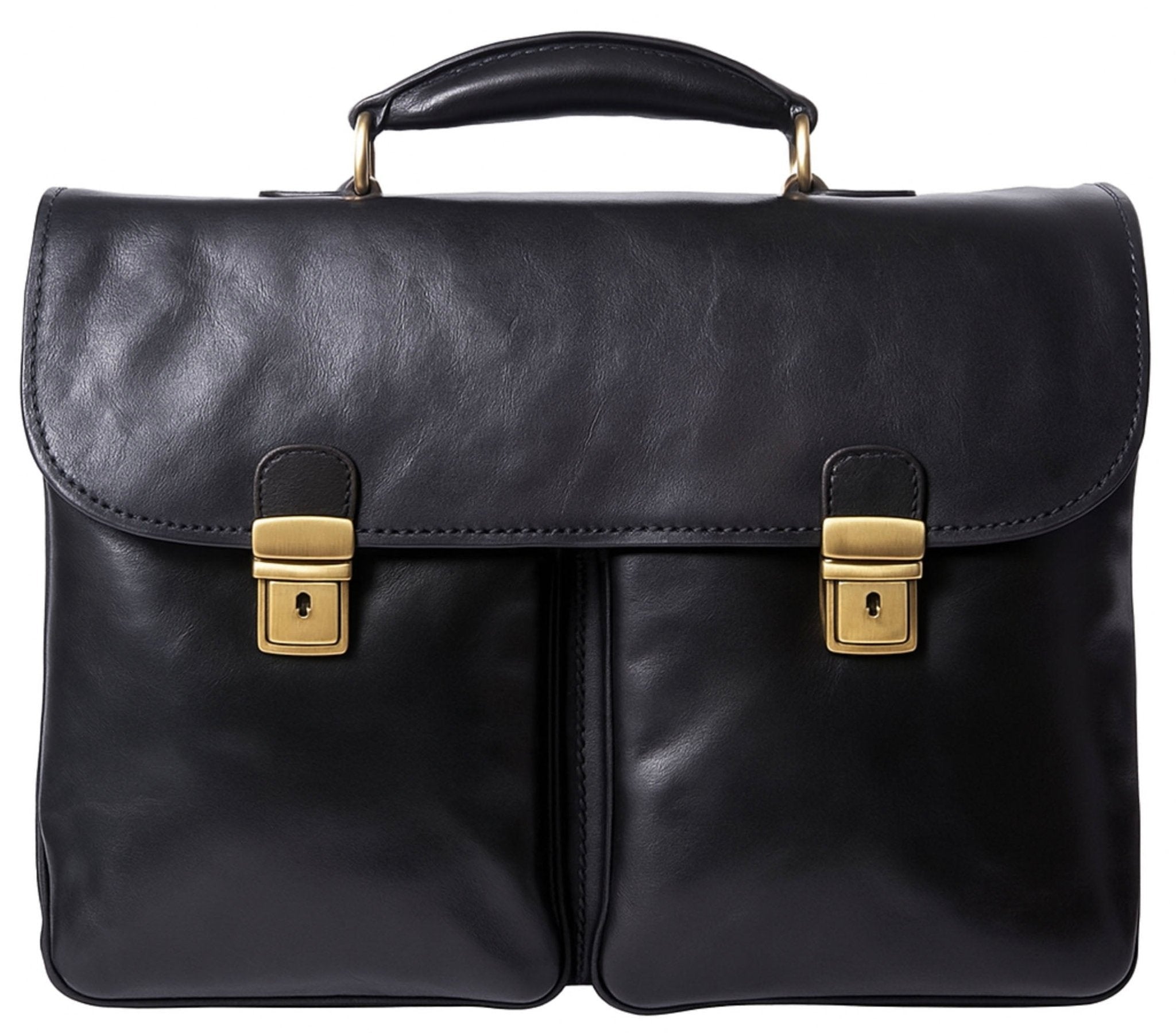 Andrea Leather Business briefcase - Leather Italiano