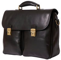Andrea Leather Business briefcase - Leather Italiano