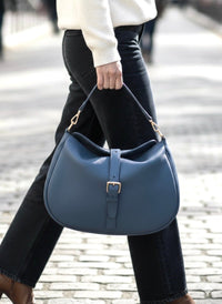 Ardea Cow Leather Shoulder Bag - Leather Italiano