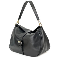 Ardea Cow Leather Shoulder Bag - Leather Italiano