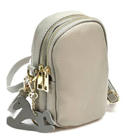 Argelia Mini Italian Leather Crossbody Bag - Handcrafted in Florence - Leather Italiano