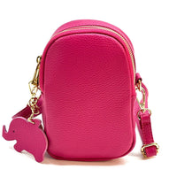 Argelia Mini Italian Leather Crossbody Bag - Handcrafted in Florence - Leather Italiano