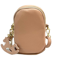 Argelia Mini Italian Leather Crossbody Bag - Handcrafted in Florence - Leather Italiano