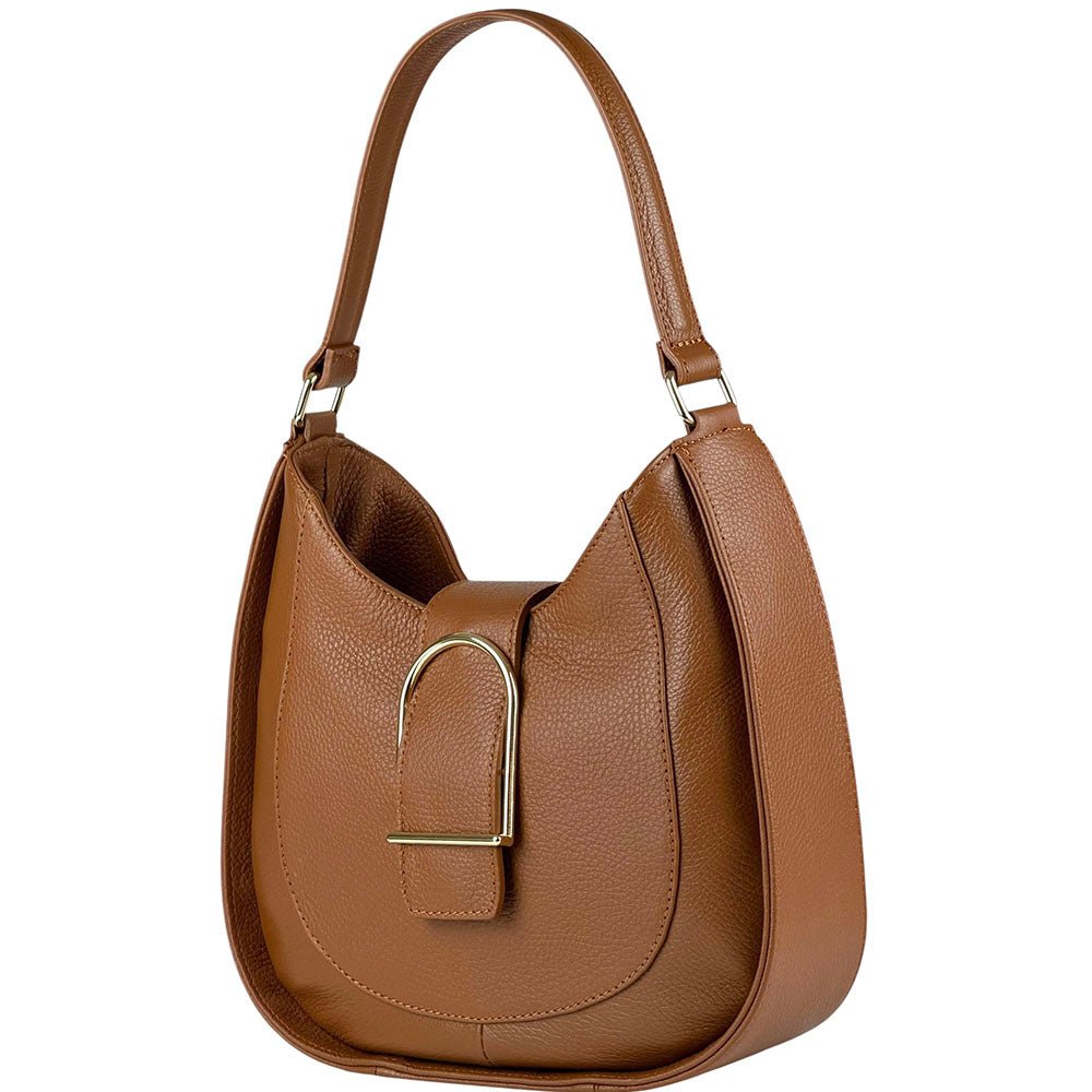 Armonia Leather Shoulder Bag - Leather Italiano