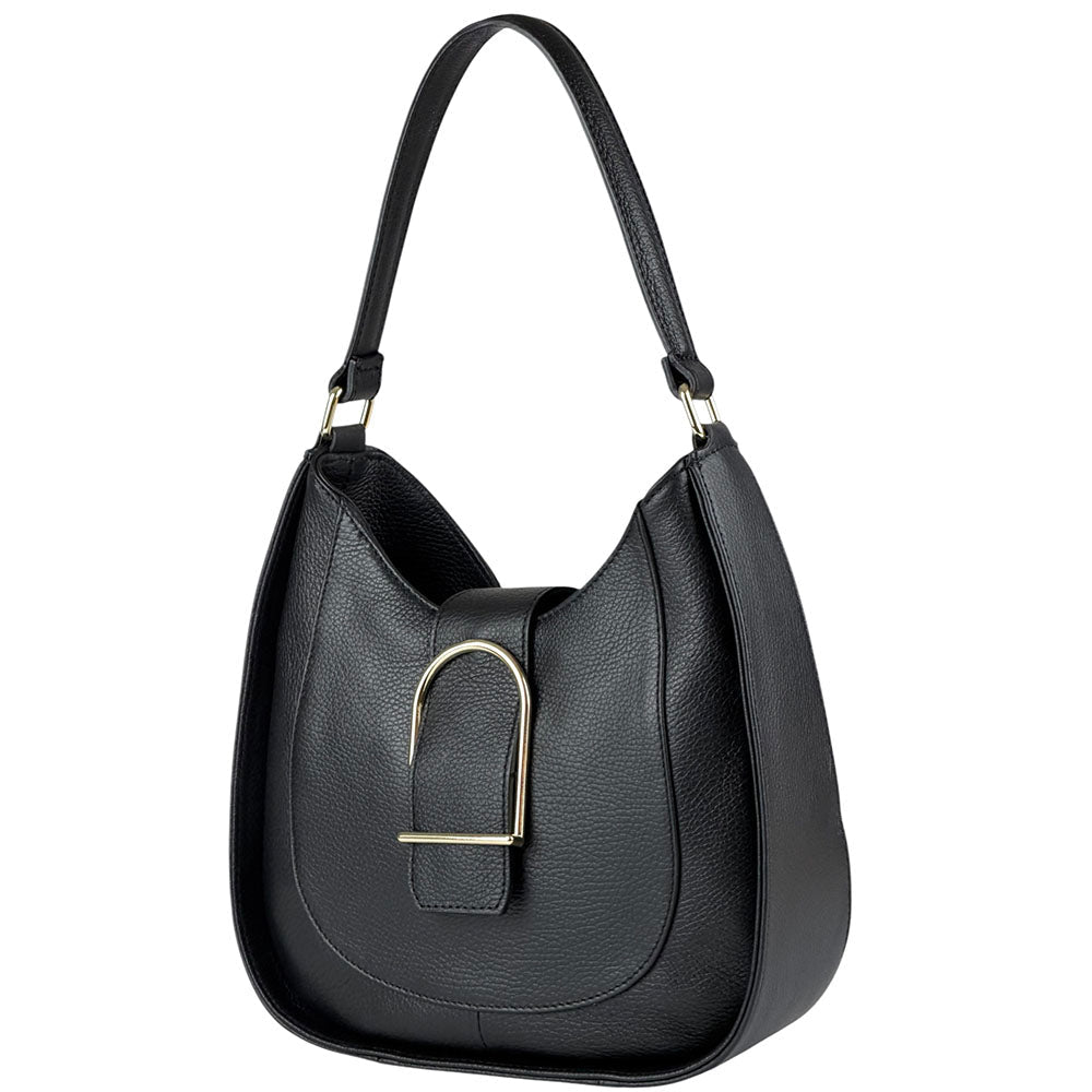Armonia Leather Shoulder Bag - Leather Italiano