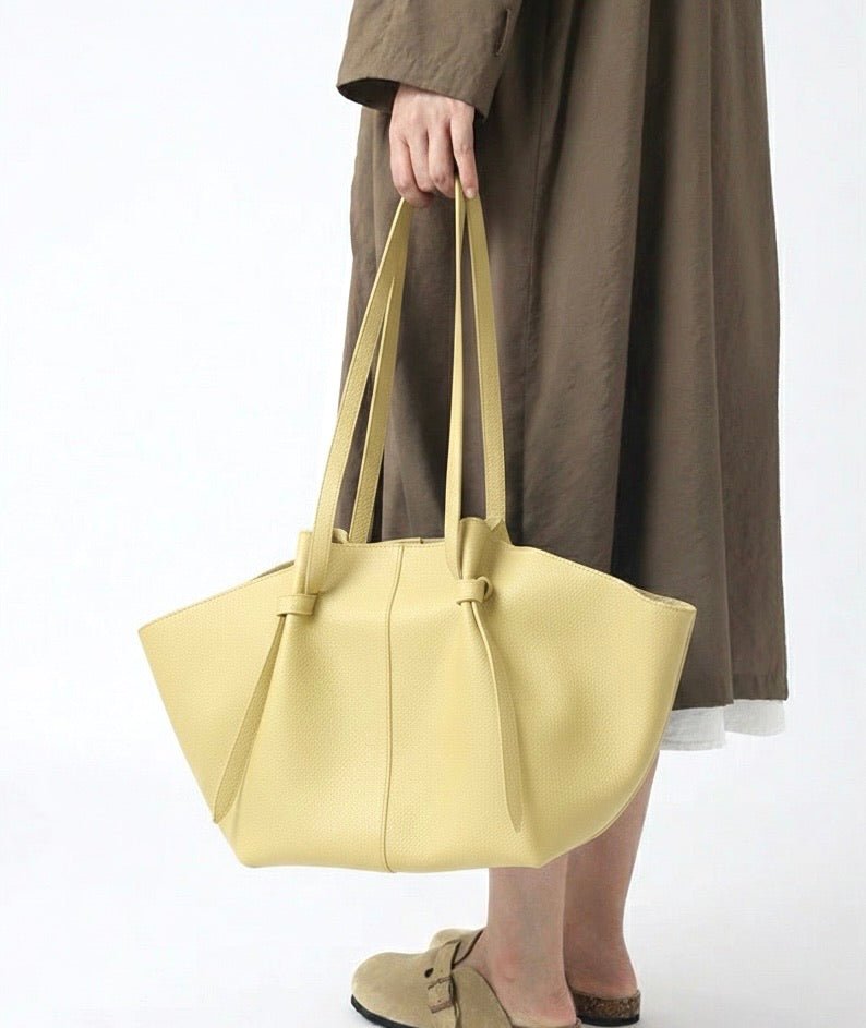 Artemide Leather Tote Bag in Cow Leather - Leather Italiano