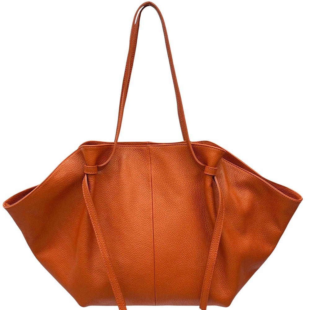 Artemide Leather Tote Bag in Cow Leather - Leather Italiano
