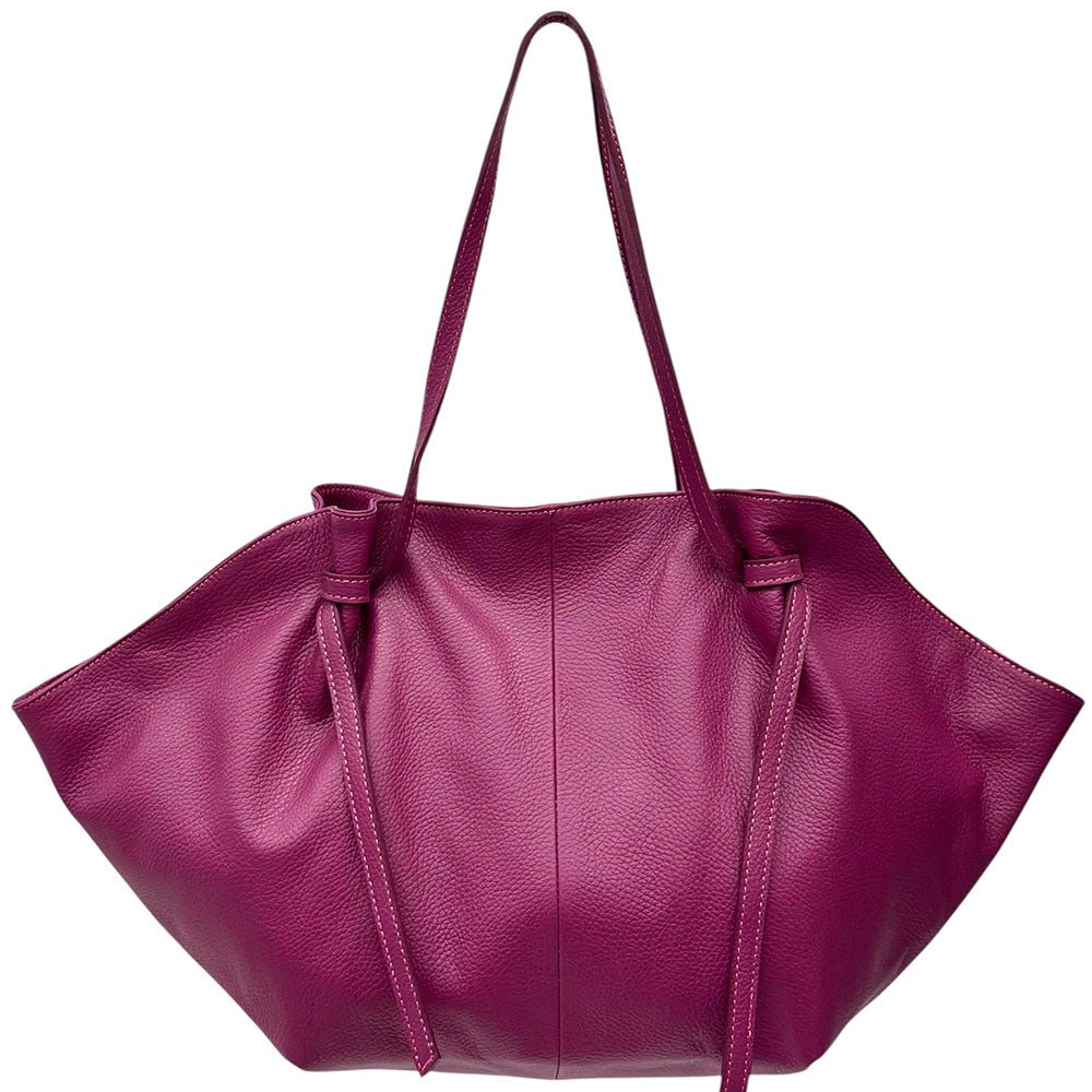 Artemide Leather Tote Bag in Cow Leather - Leather Italiano