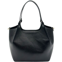 Artemisia Italian Cow Leather Shoulder Bag - Leather Italiano
