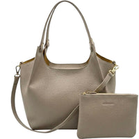 Artemisia Italian Cow Leather Shoulder Bag - Leather Italiano