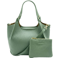 Artemisia Italian Cow Leather Shoulder Bag - Leather Italiano