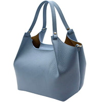 Artemisia Italian Cow Leather Shoulder Bag - Leather Italiano