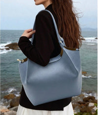 Artemisia Italian Cow Leather Shoulder Bag - Leather Italiano