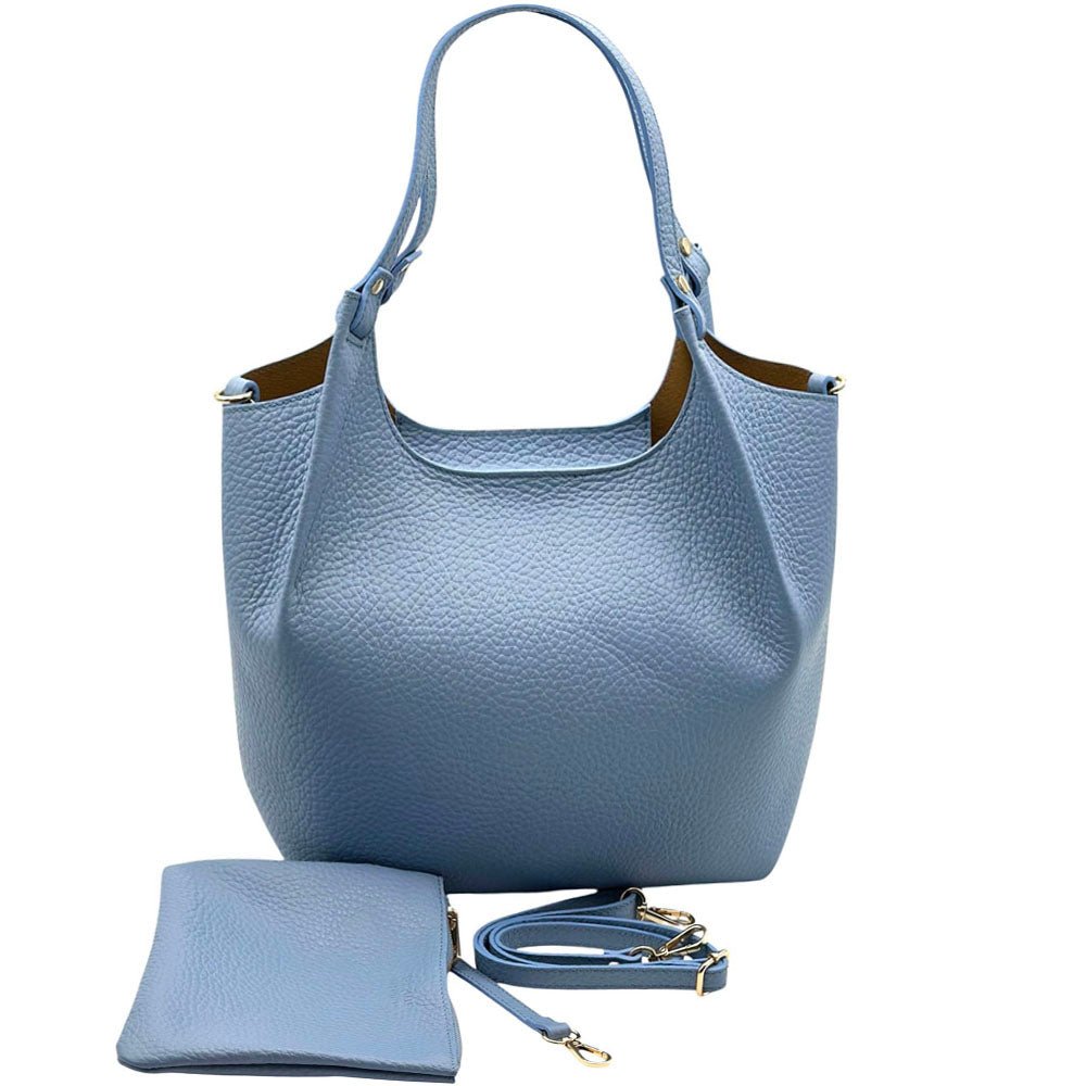Artemisia Italian Cow Leather Shoulder Bag - Leather Italiano