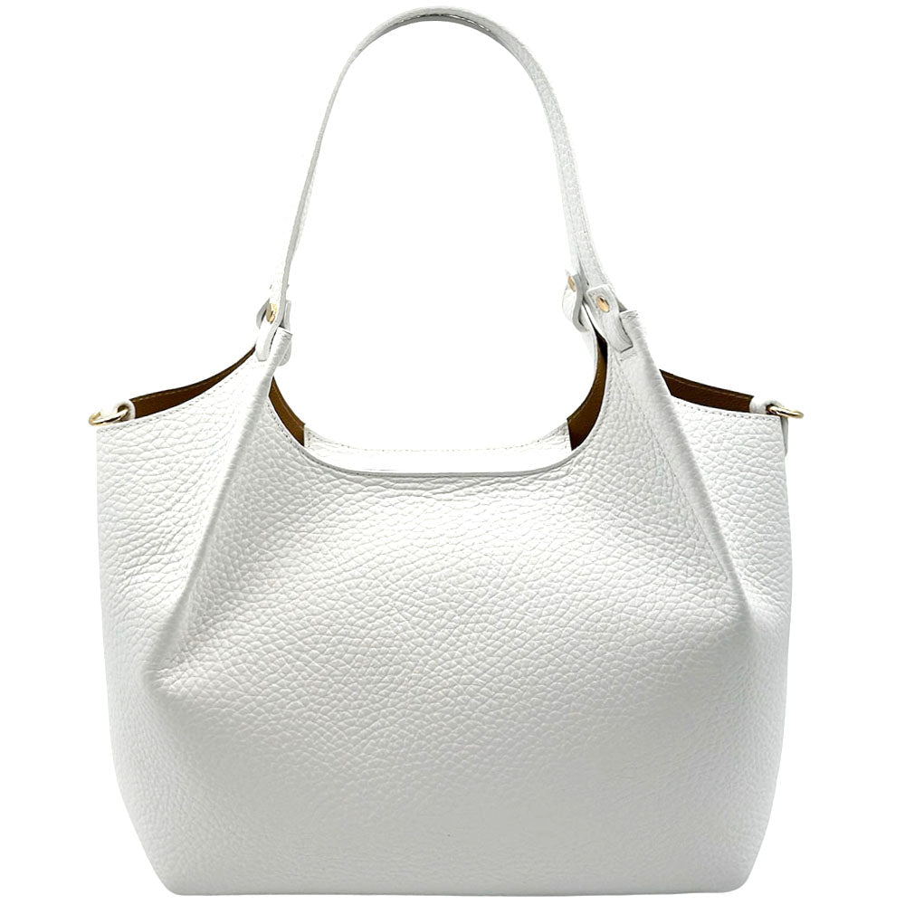 Artemisia Italian Cow Leather Shoulder Bag - Leather Italiano