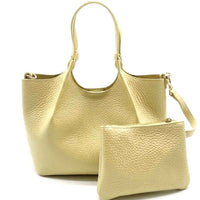 Artemisia Small Italian Cow Leather Shoulder Bag - Leather Italiano