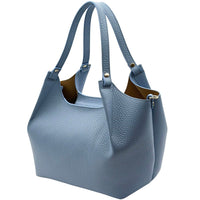 Artemisia Small Italian Cow Leather Shoulder Bag - Leather Italiano