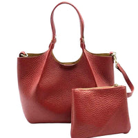 Artemisia Small Italian Cow Leather Shoulder Bag - Leather Italiano
