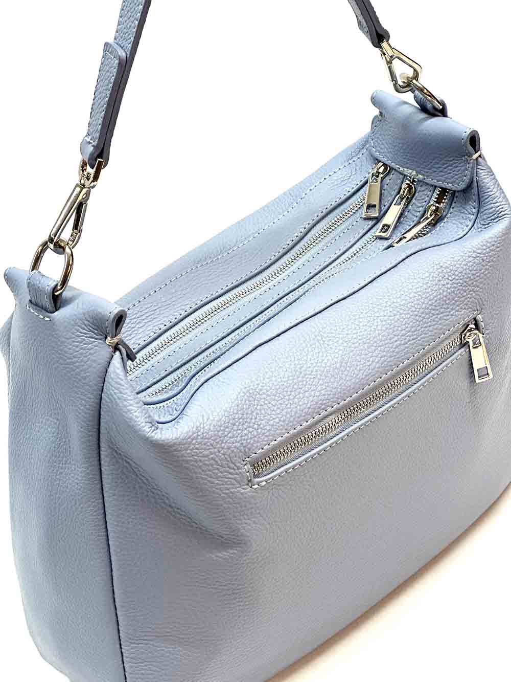 Assunta Leather Shoulder Bag - Leather Italiano