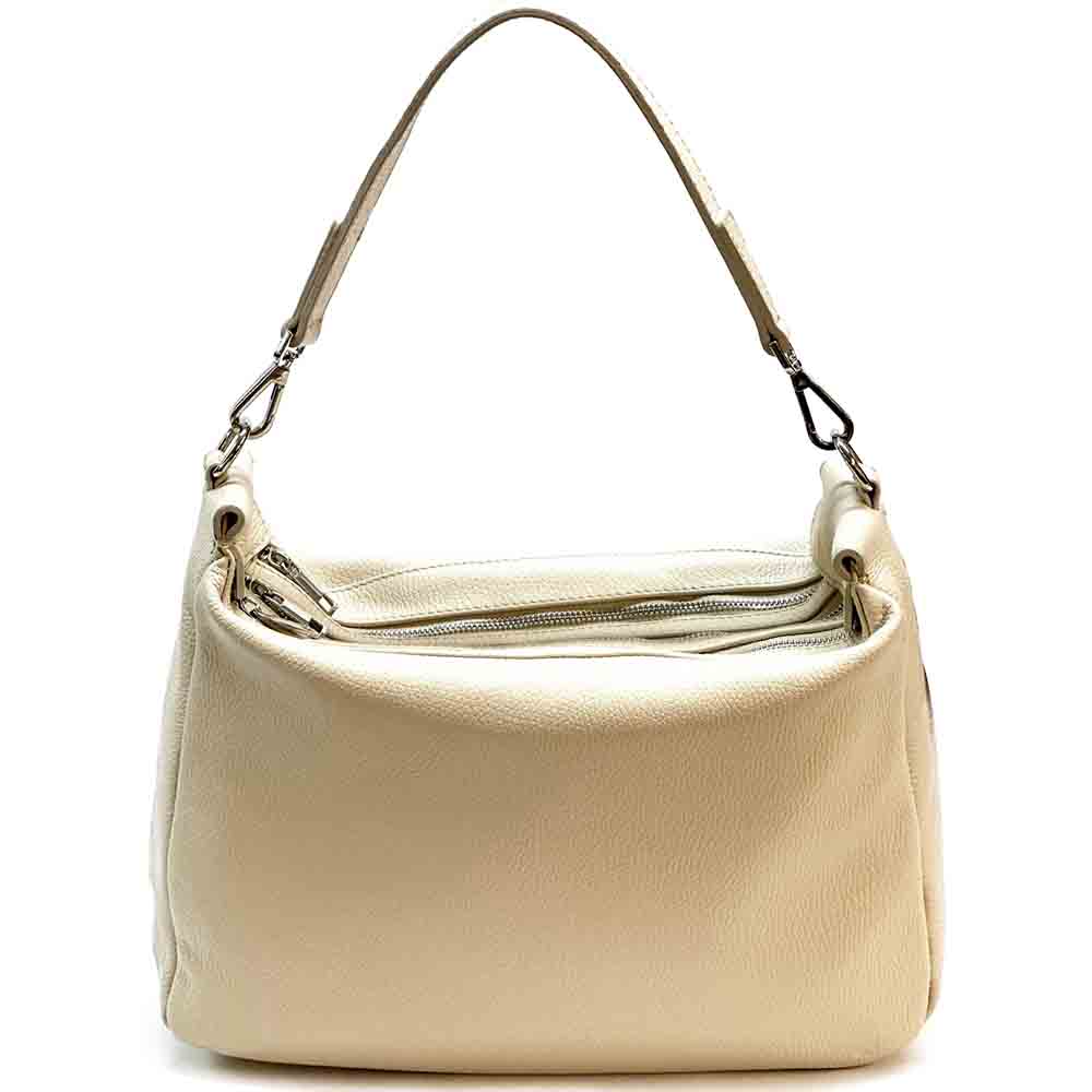 Assunta Leather Shoulder Bag - Leather Italiano