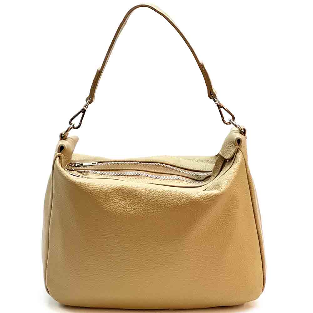 Assunta Leather Shoulder Bag - Leather Italiano