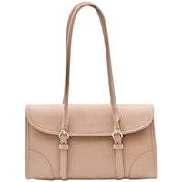 Avelina Cow Leather Shoulder Bag - Leather Italiano