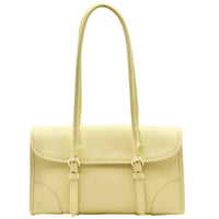 Avelina Cow Leather Shoulder Bag - Leather Italiano